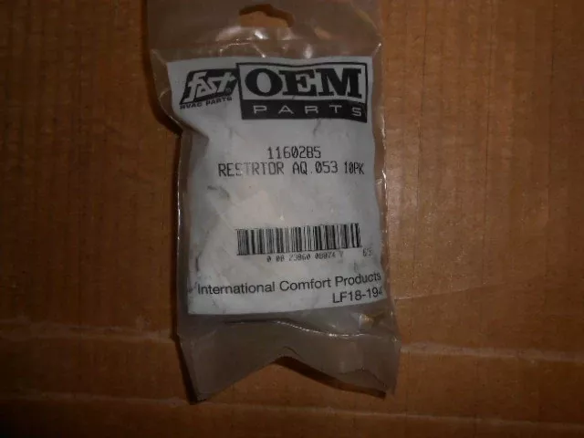 .053 Resistor AQ, 10 Per Pack