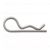 .062x 1-5/1618-8 Stainless Steel Hitch Pin Clips HPCSS-049 (10 pcs.)