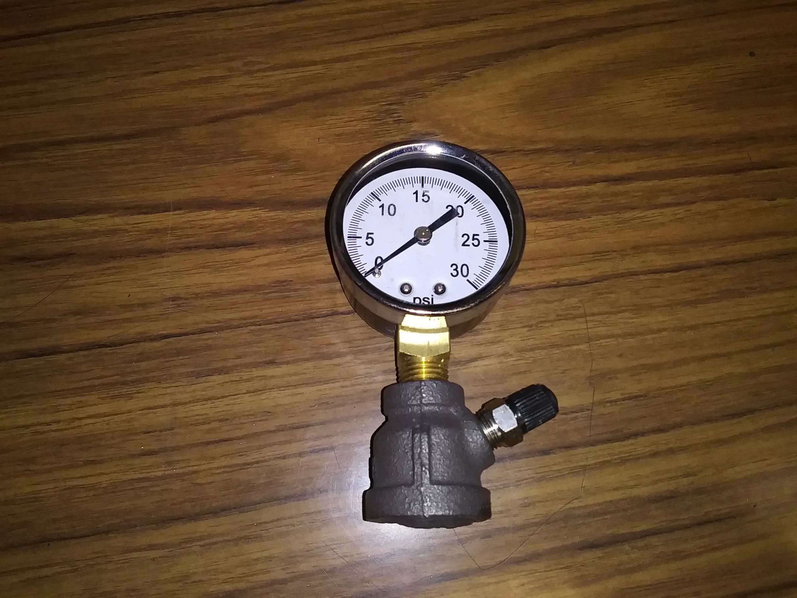 1/2" 30 PSI Leak Test Gauge
