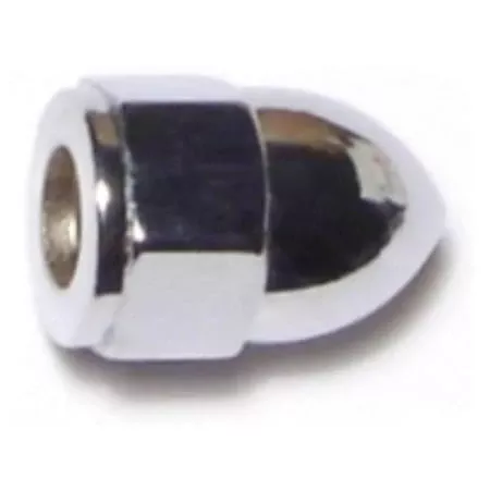 #10-32 Chrome Grade 2 / A307 Acorn Cap Nuts CNS2-007 (10 pcs.)