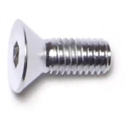#10-32 x 1/2Chrome Grade 8 Flat Head Socket Cap Screws SCSFS8-069 (10 pcs.)
