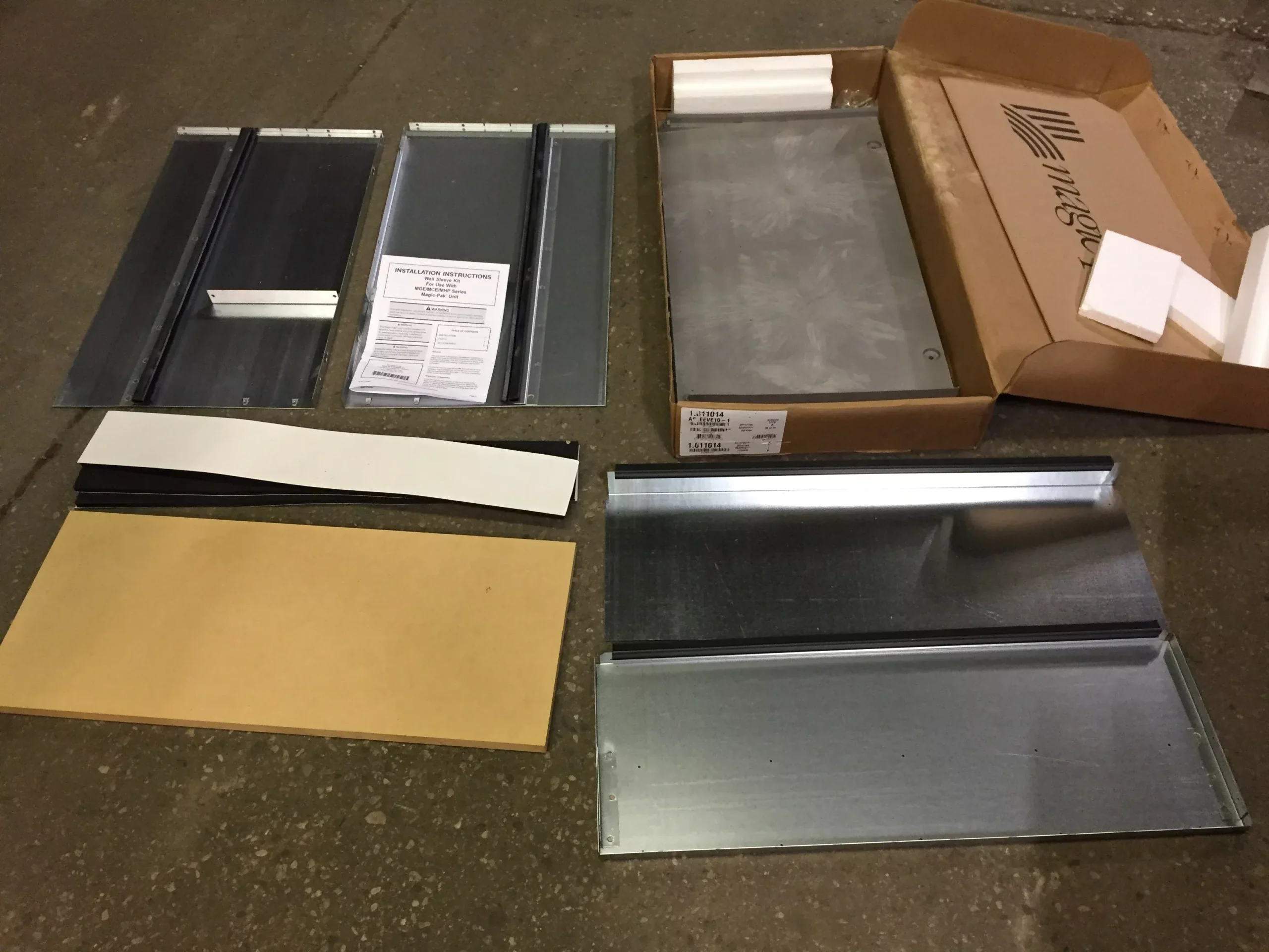 10" WALL SLEEVE KIT FOR MAGIC-PAK MODELS MCE12-30 AND MGE10-30