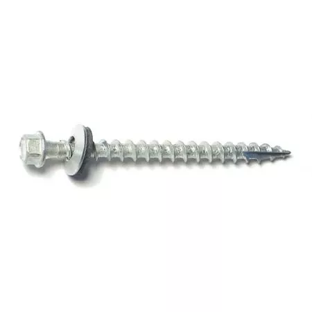 #10 X 2-1/2 Galvanized Steel Hex Washer Head Self-drilling Pole Barn Screws