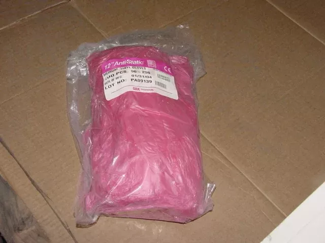12" Anti-Static Vinyl Gloves