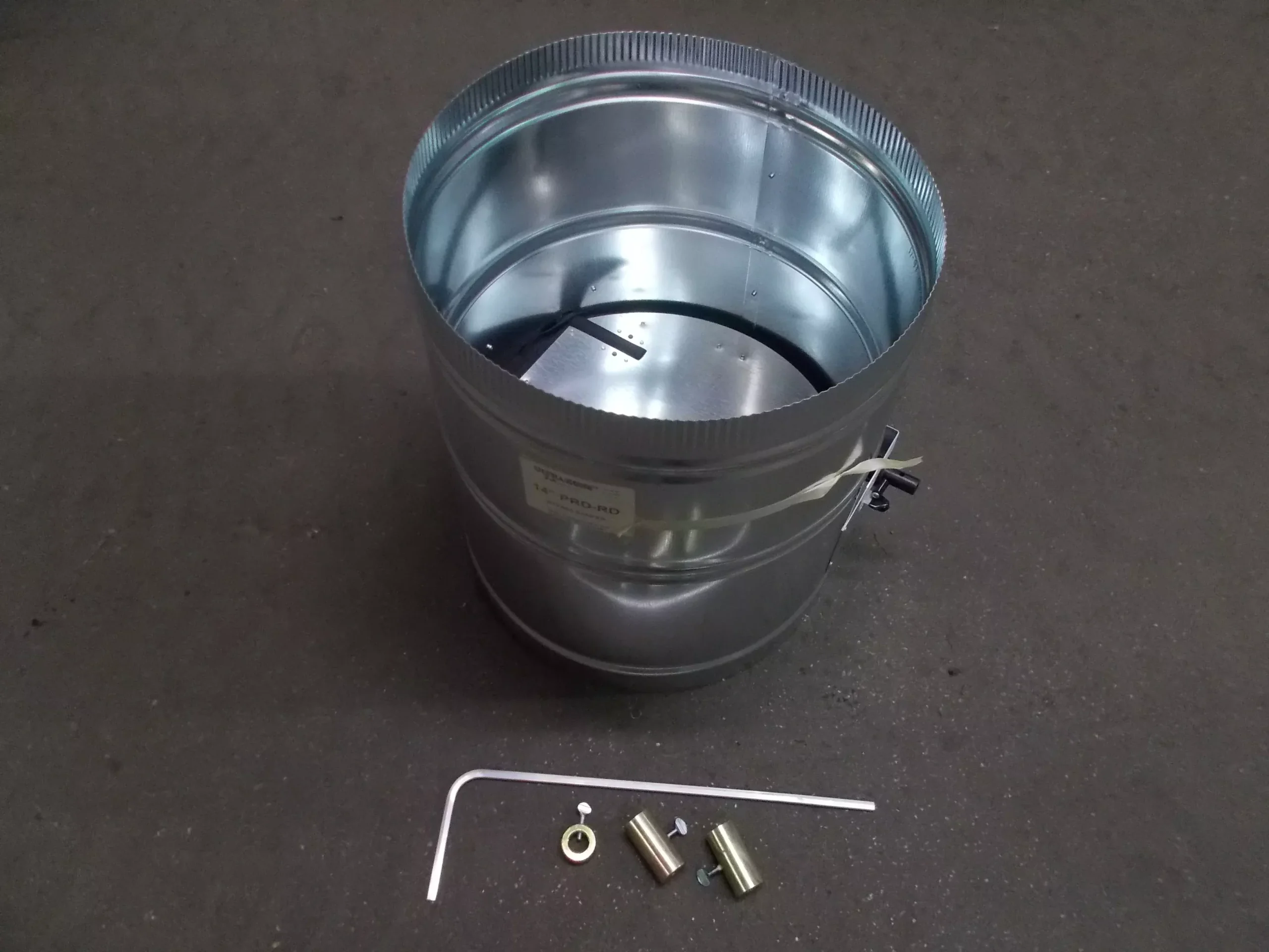 14 "Ultra-Zone" Round Pressure Regulating Barometric Bypass Damper