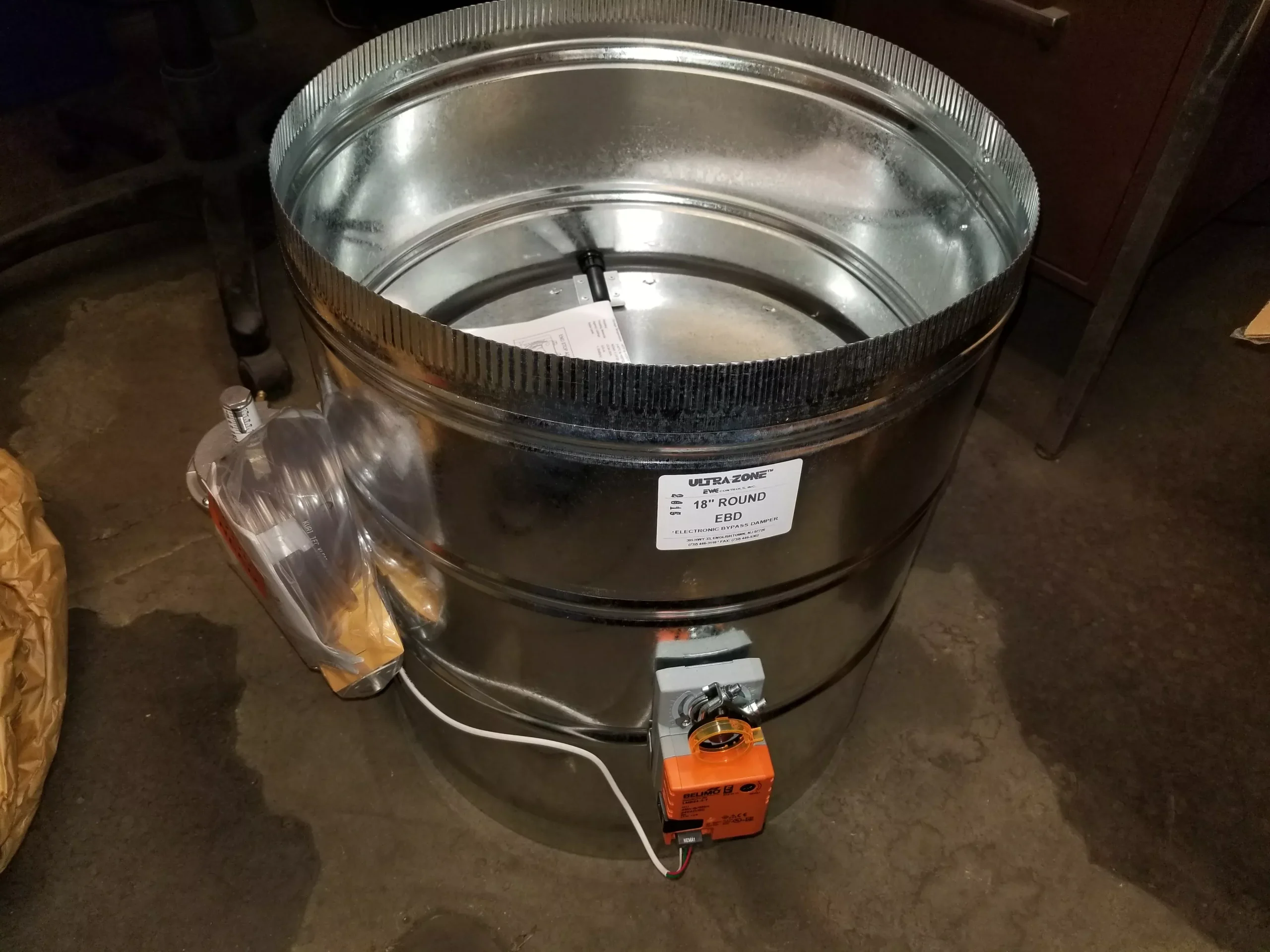 18 "Ultra-Zone" Round Adjustable Electronic Static Pressure Regulating