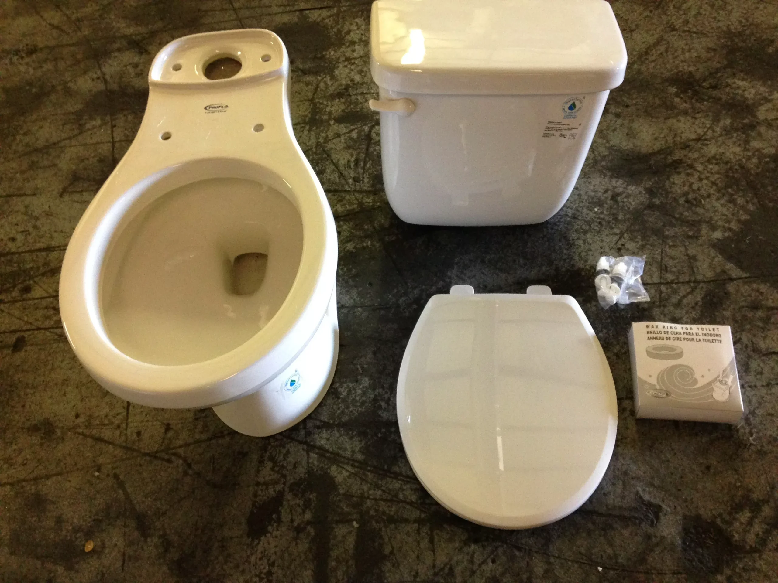 2 Piece High Efficiency Toilet Kit 1.28 GPF