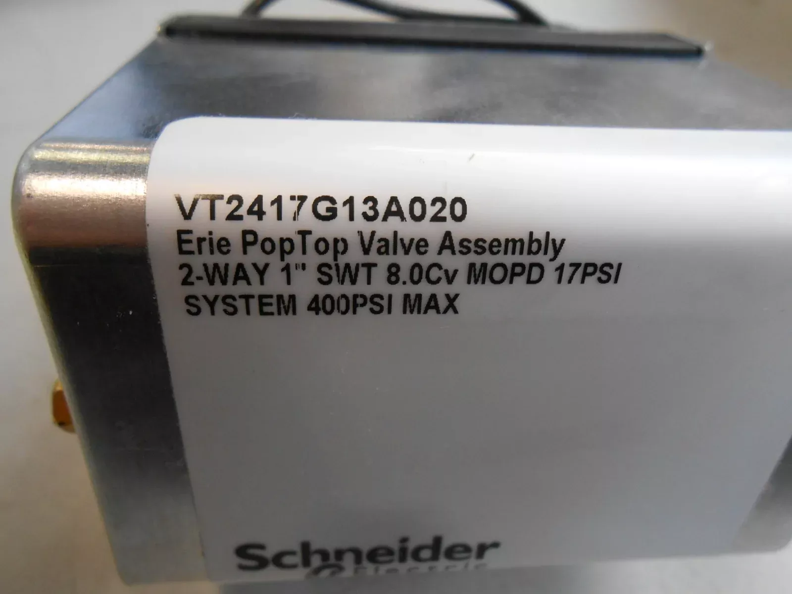 2 Position Actuator Valve 24/50-60 6.5Watts