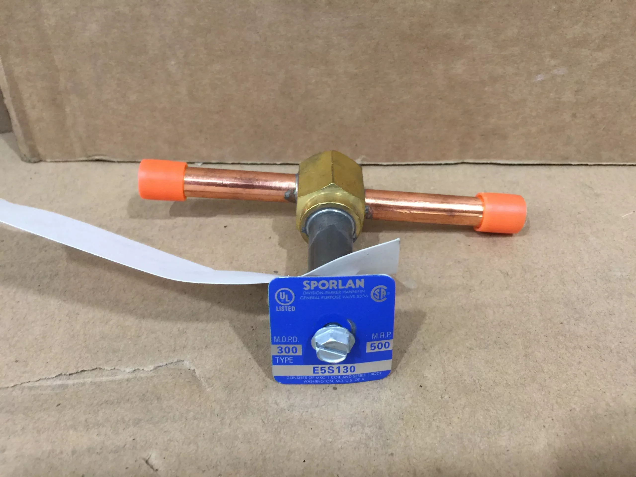 2 Way Solenoid Valve, 3/8"ODF