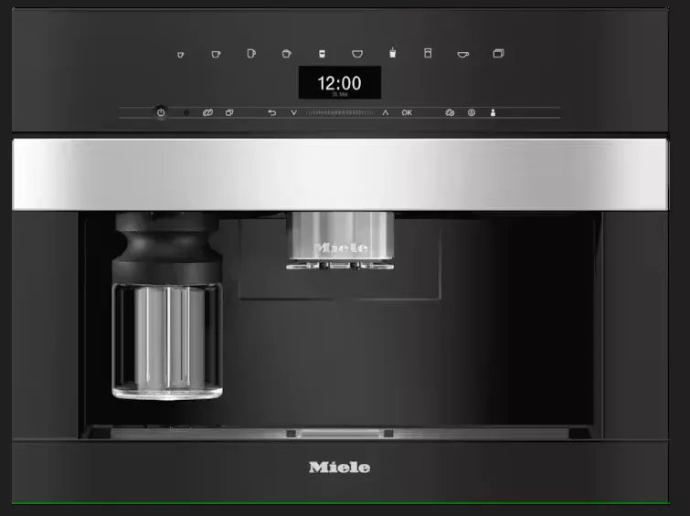 24" Graphite Gray Built-In Coffee Machine, 120V
