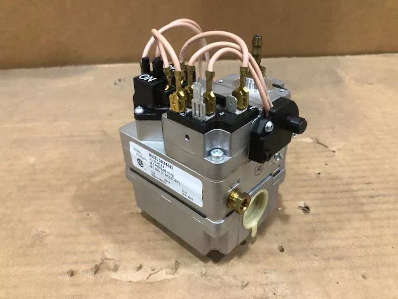 24 Volt, 1/2 X 3/4" Natural Gas Valve Single Stage Slow Opening