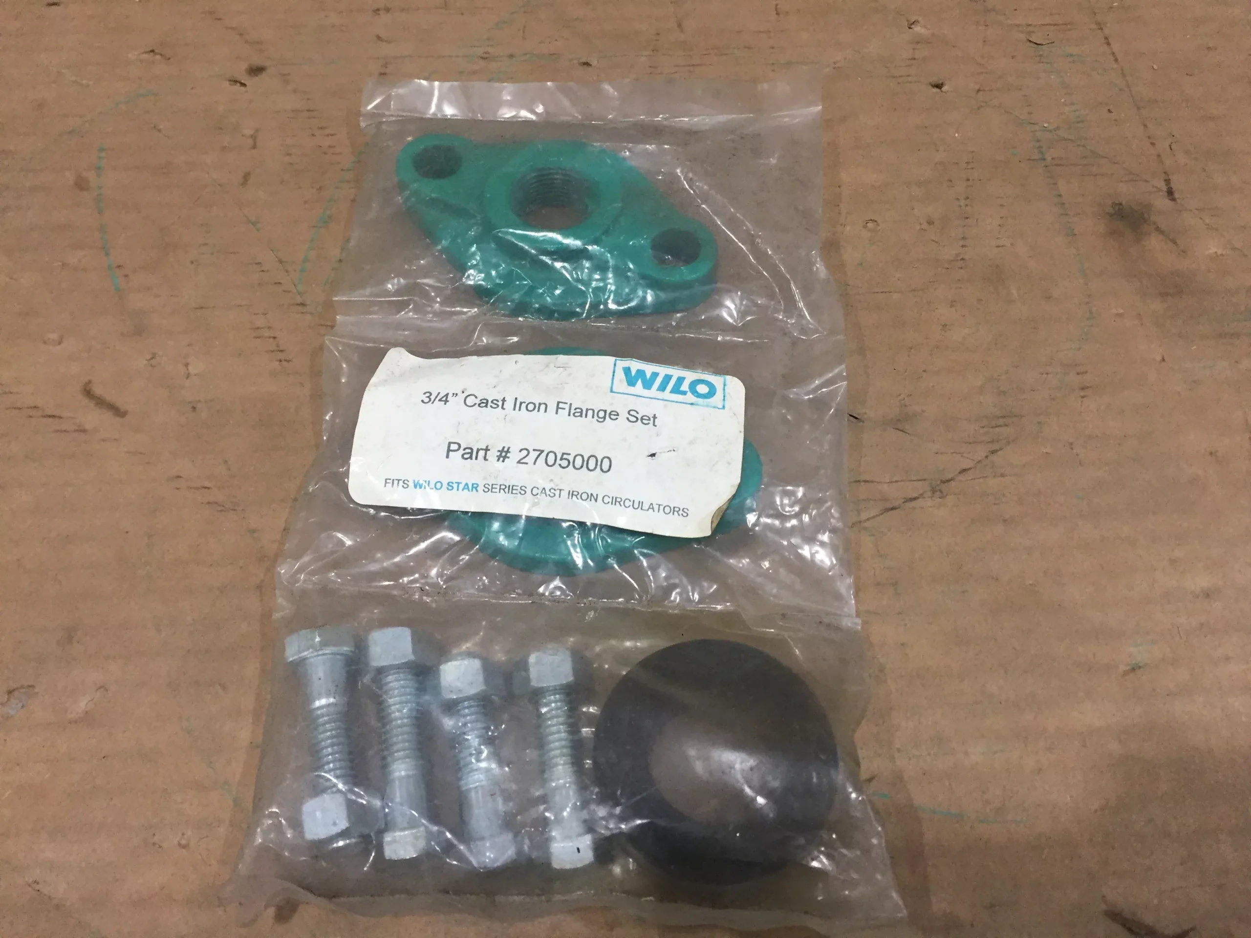 3/4" Cast Iron Flange Set