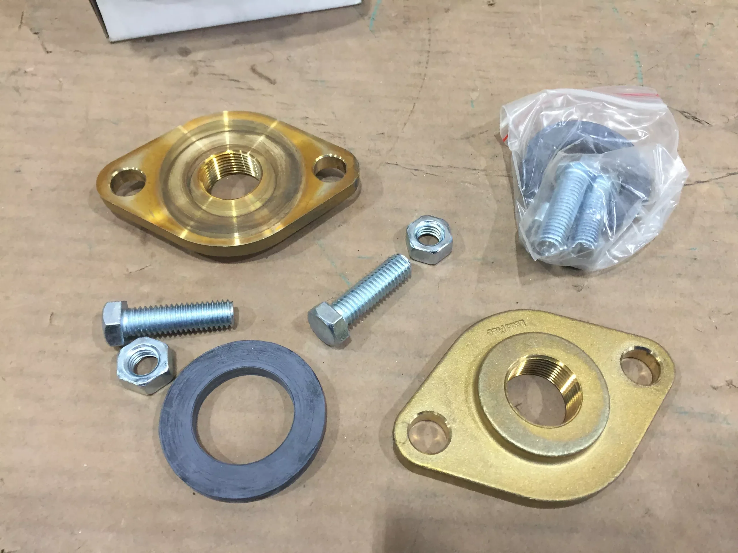 3/4" FNPT Lead Free Pump Flange Kit