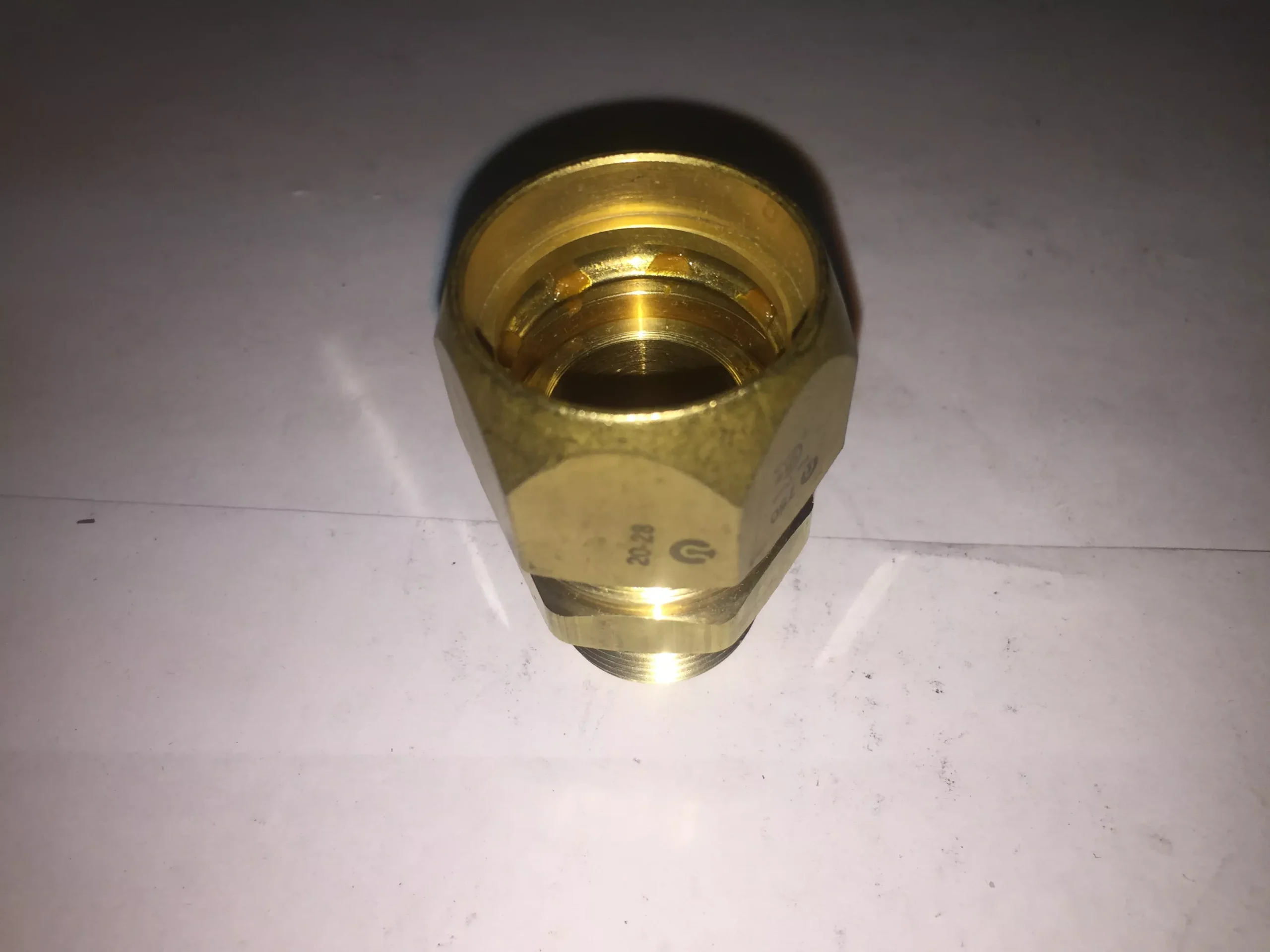 3/4" STRAIGHT MNPT SNAP IN GAS LINE CONNECTION