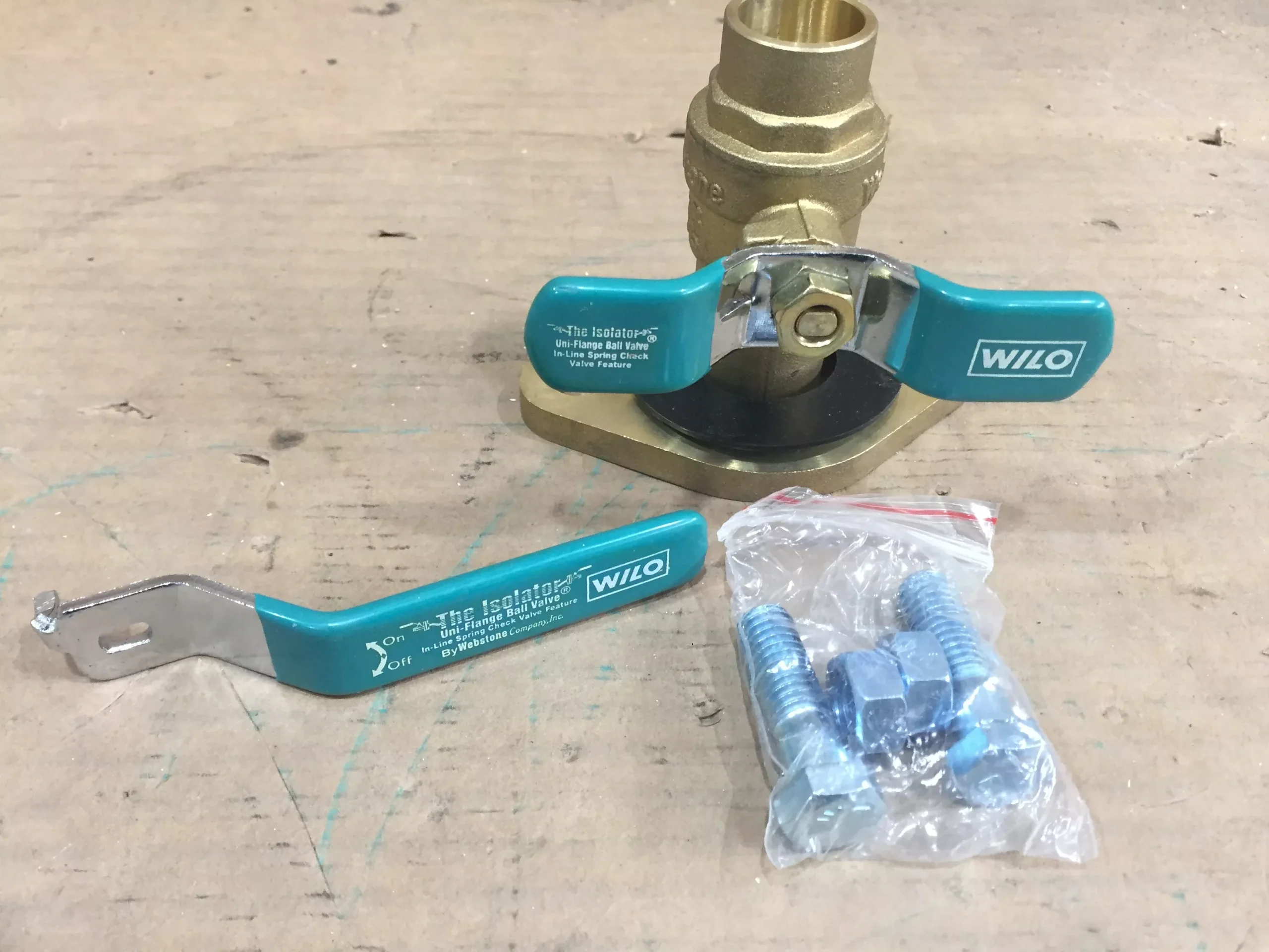 3/4" Sweat X Flange w/In-Line Spring Check Valve