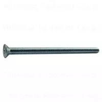 3/8-16 X 6 Zinc Phillips Flat Machine Screws - Durable Fasteners For Various Applications