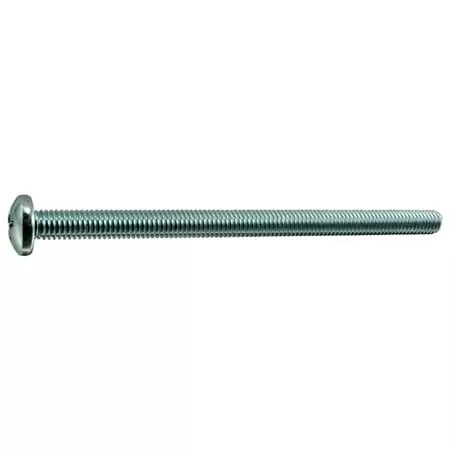 3/8-16 X 6 Zinc Plated Steel Phillips Pan Head Machine Screws