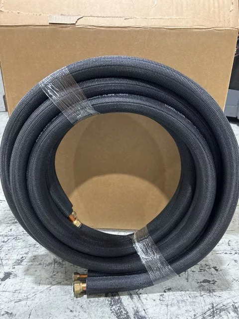 3/8" x 5/8" x 25' Flare Lineset 1/2" Insulation, Black