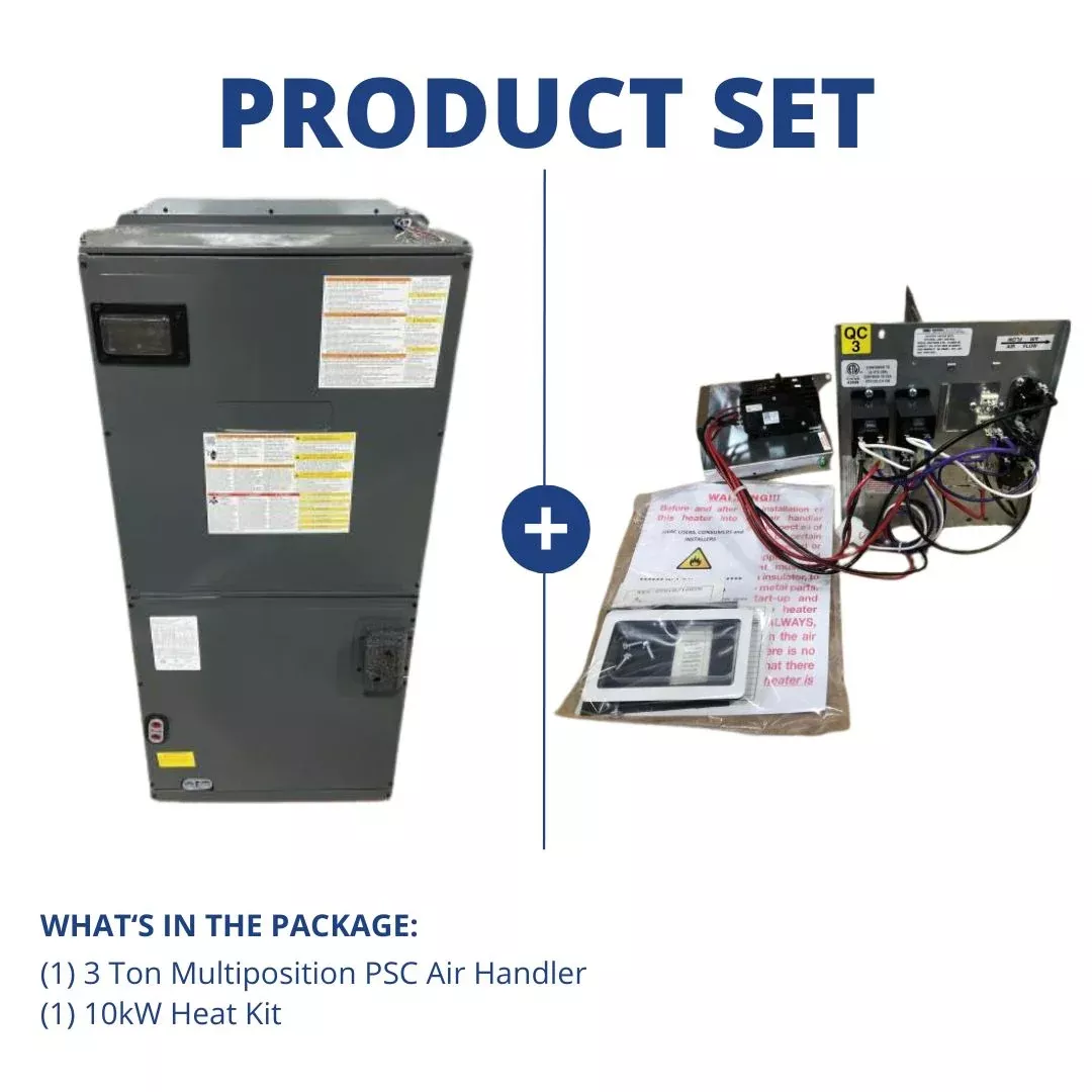 3 Ton Multiposition PSC Air Handler, 208-230/60/1 R-410A CFM 1070 14 S
