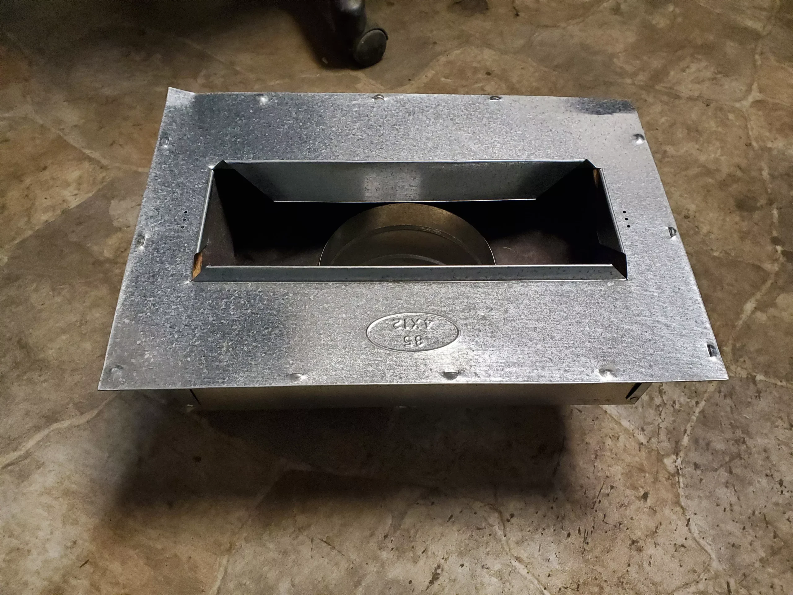 4X12X6 TOP OUTLET CEILING BOX