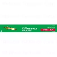 5/32 - 1/4 Flat Hammer Drive Anchor - Durable And Reliable Fastening Solution