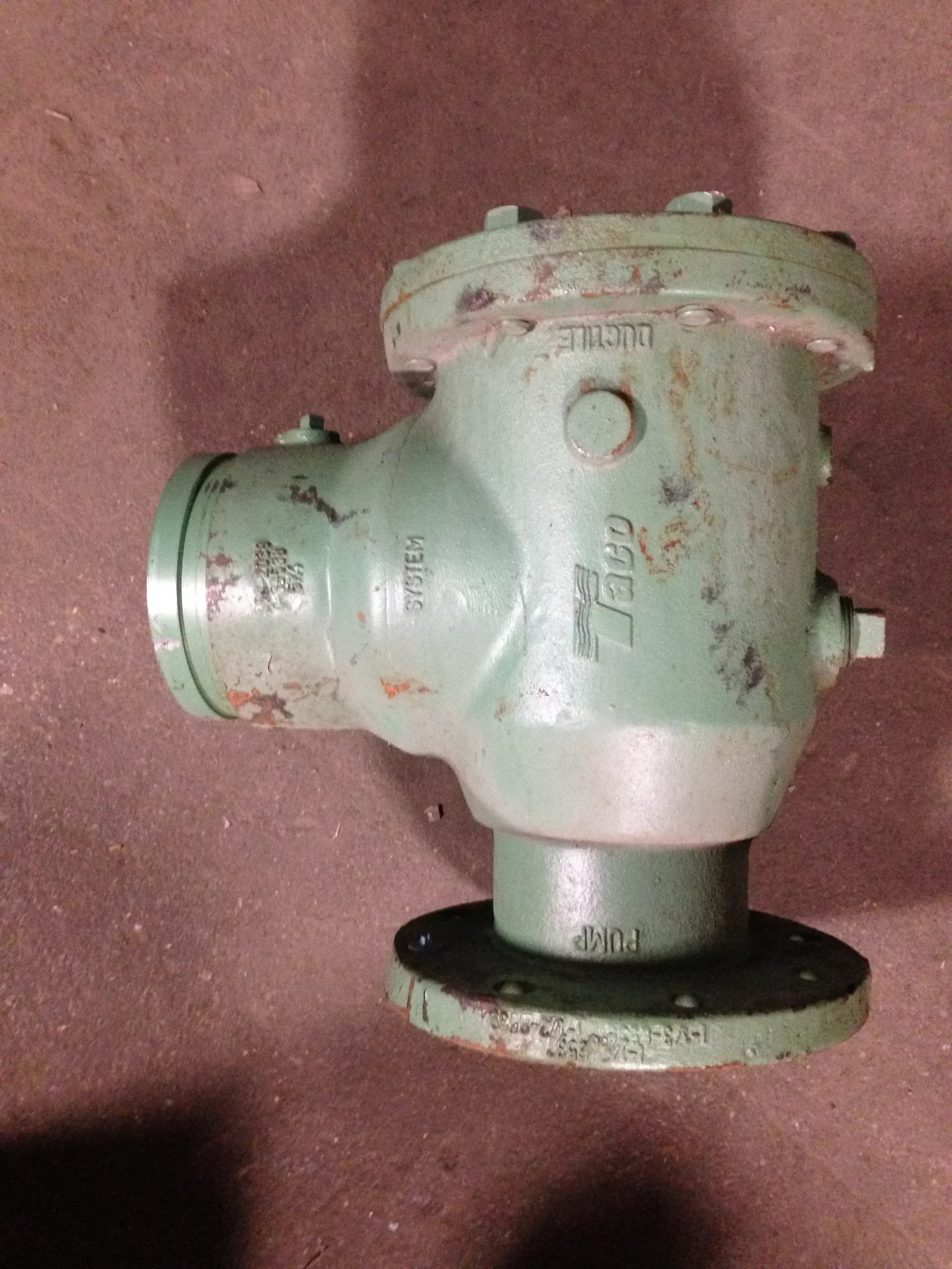 5"GROOVED X 4"FLANGED REAR SUCTION DIFFUSER STRAINER