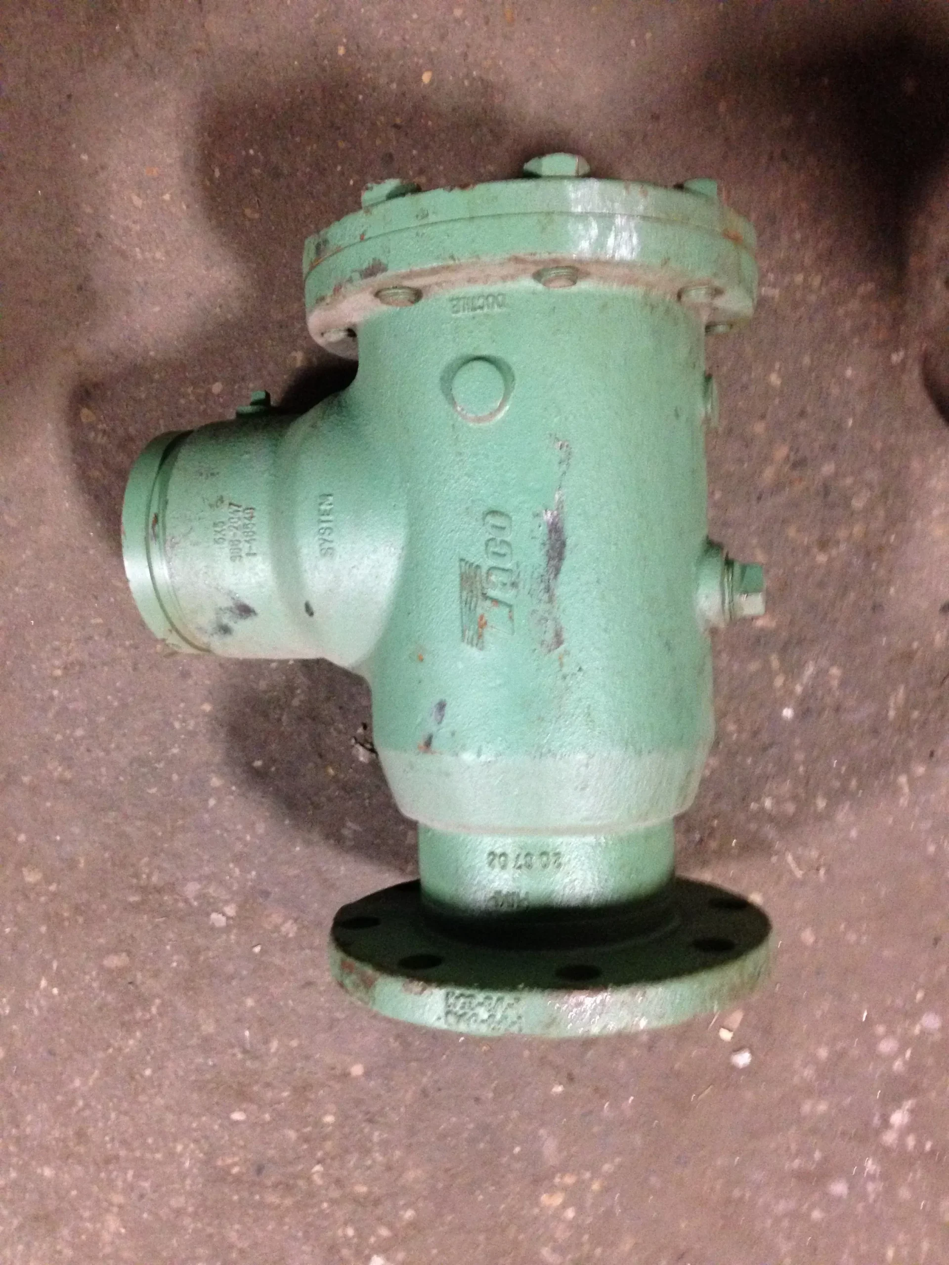 5" Grooved X 5" Flanged Rear Suction Diffuser Strainer