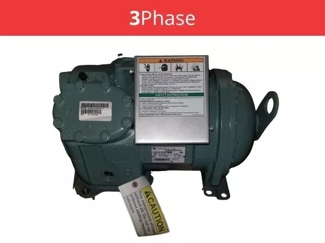 5HP Med Temp Semi Hermetic AC Compressor 460/400/60-50/3