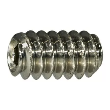 #6-32 x 1/418-8 Stainless Hex Socket Headless Set Screws SSSSS-068 (20 pcs.)