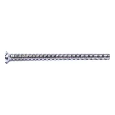 #6-32 X 2-1/2 Stainless Steel Phillips Flat Head Machine Screws - 18-8 Grade