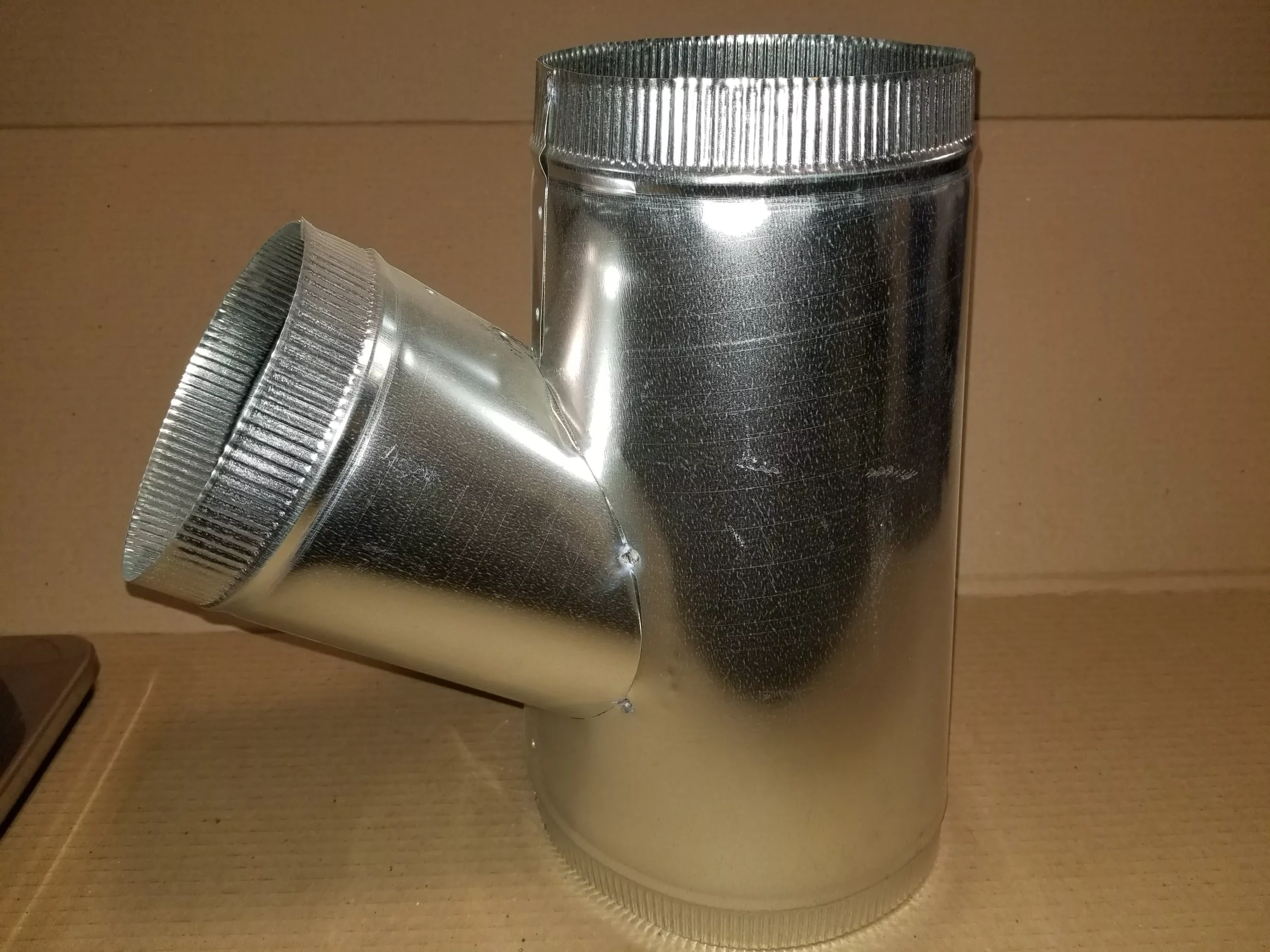 9" X 7" X 6" GALVANIZED STRAIGHT WELDED WYE