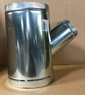 9" X 8" X 5" GALVANIZED STRAIGHT WELDED WYE