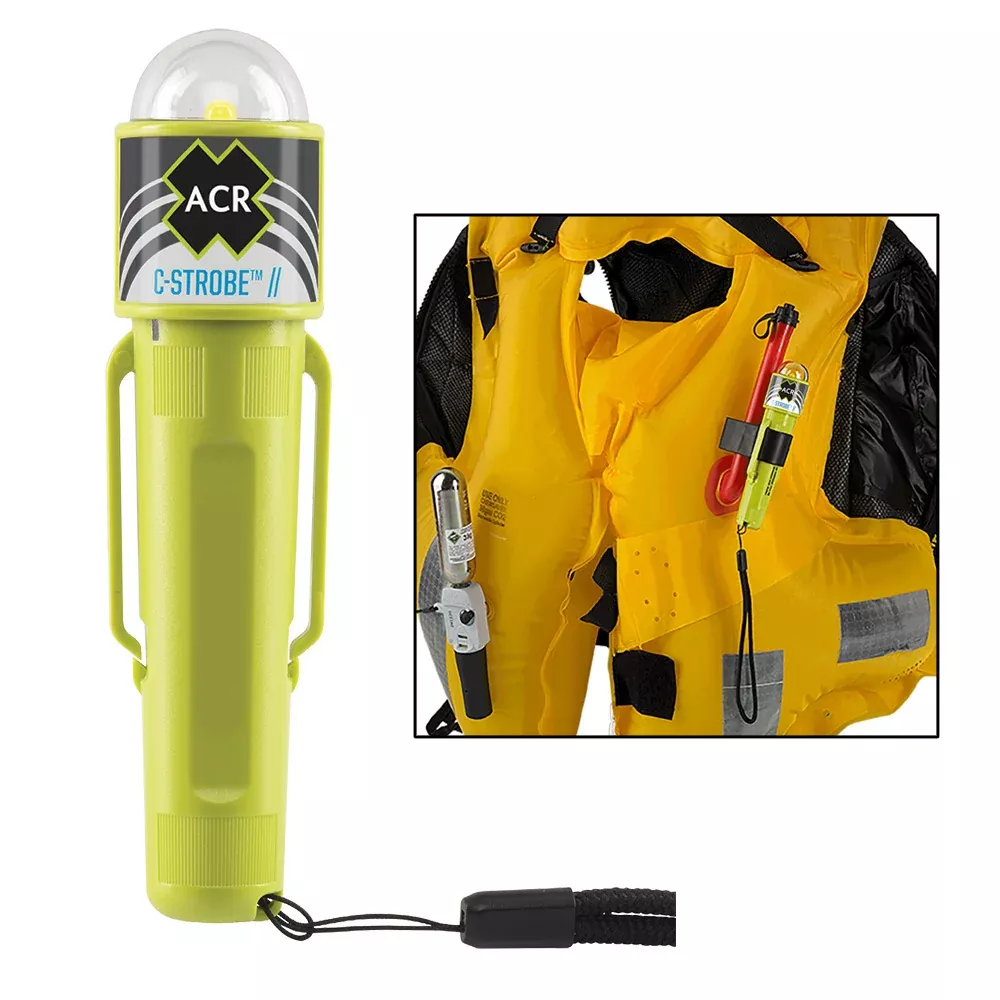 ACR C-Strobe LED Light Jacket Emergency Signal, USCG, SOLAS (Batteries