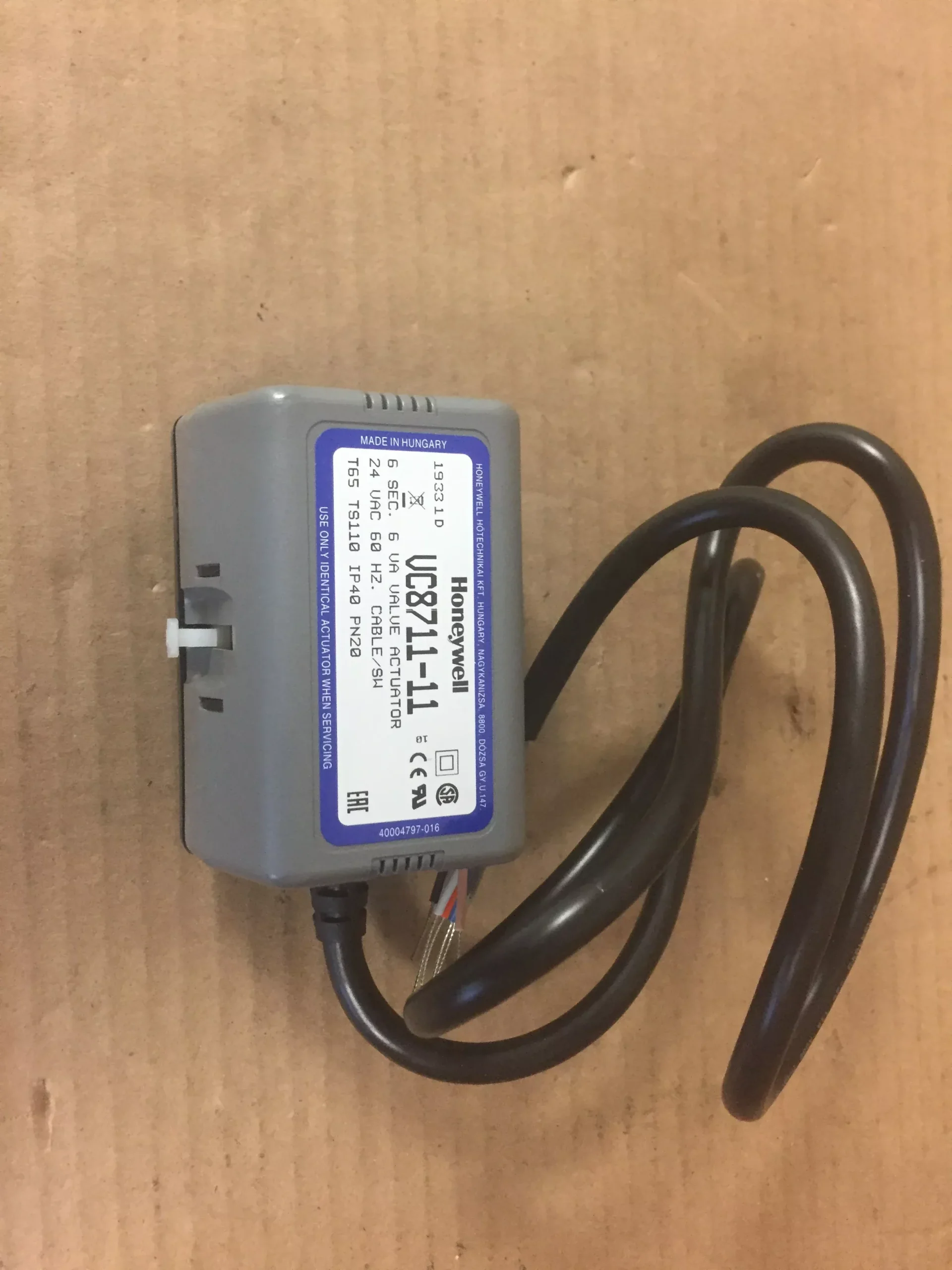 ACTUATOR VALVE 24/60/1