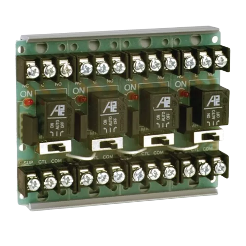 Air Products & Controls MR-604/T Track-Mounted Relay, 24 VAC, 4PDT