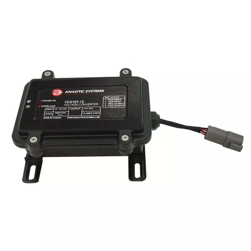 Analytic Systems Waterproof IP66 DC Converter 10A, 12V Out 20-80V In,