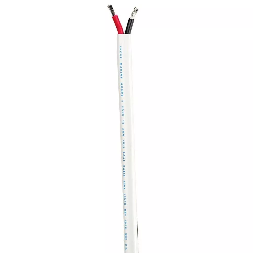 Ancor Standard Duplex Cable - Flat 8/2 - 2x8mm² - Red/Black - Sold By