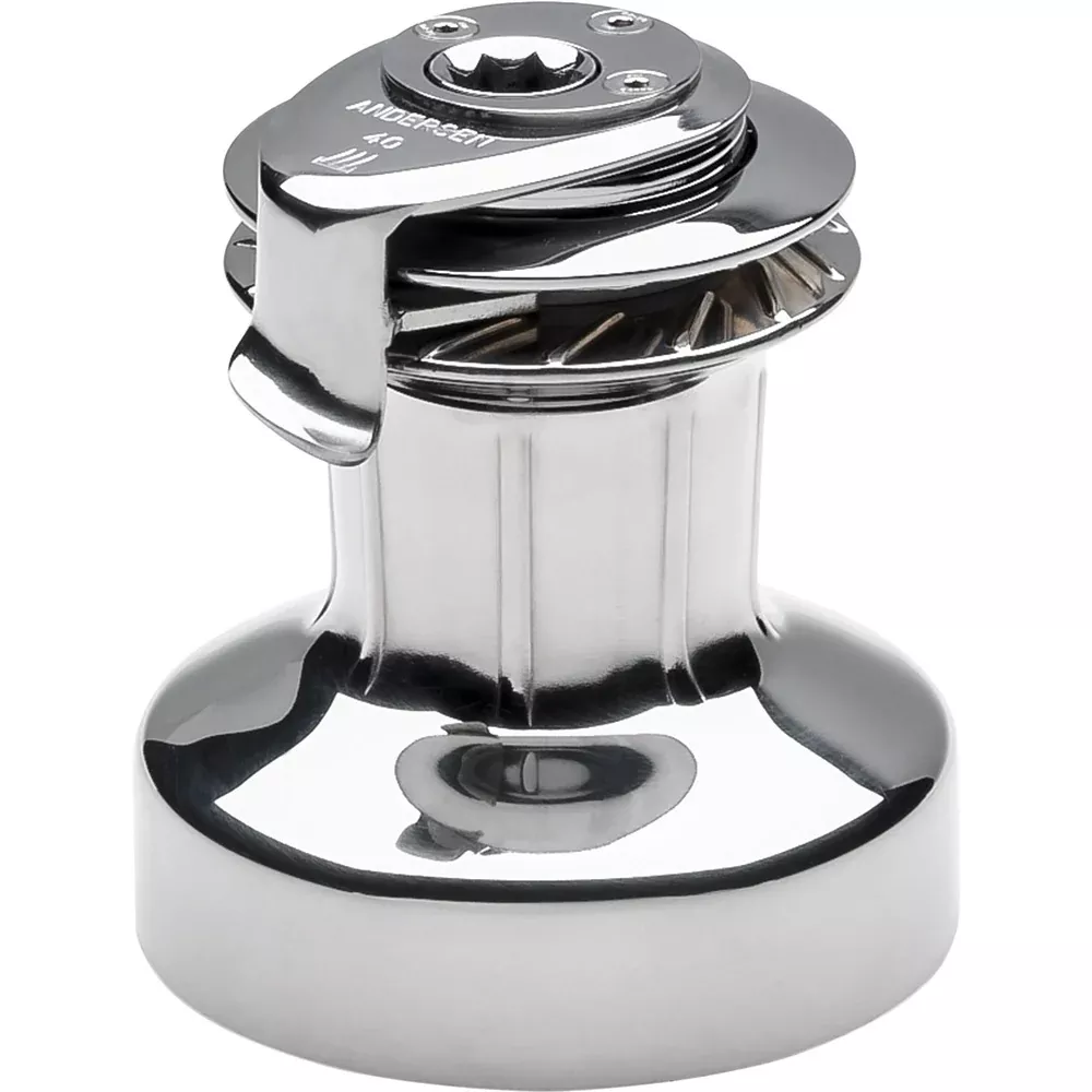 ANDERSEN 40 ST FS - 2-Speed Self-Tailing Manual Winch - Full Stainless