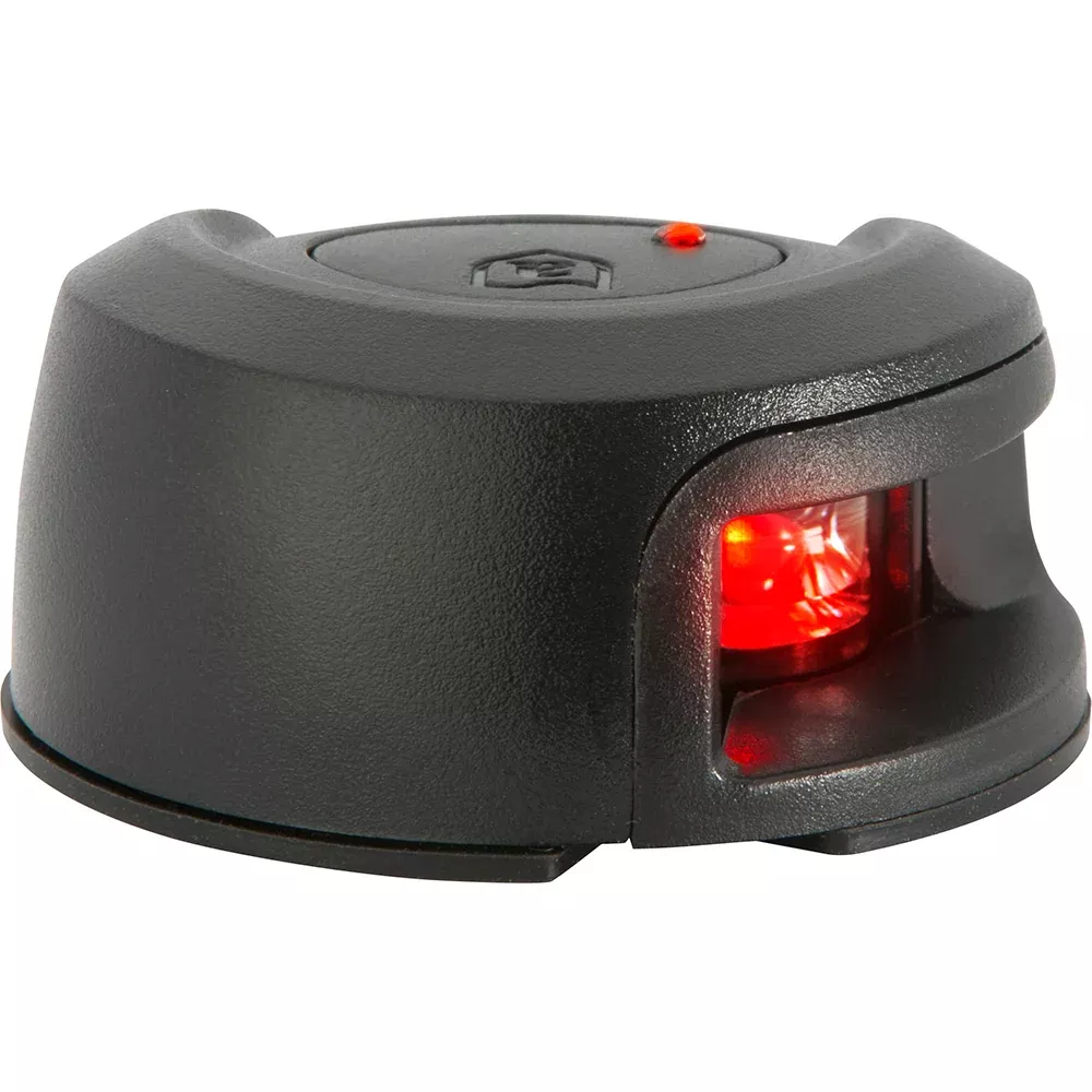 Attwood LightArmor Deck Mount Navigation Light - Black Composite - Por