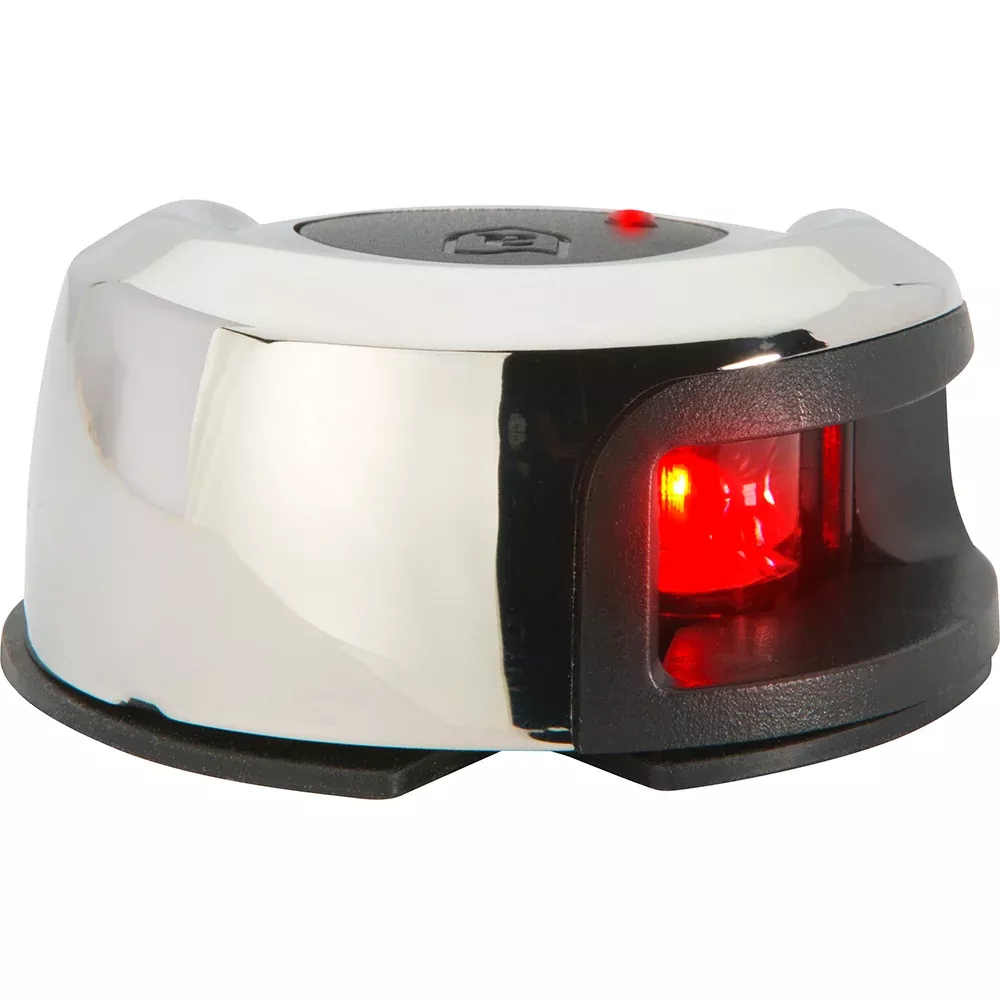 Attwood LightArmor Deck Mount Navigation Light - Stainless Steel - Por