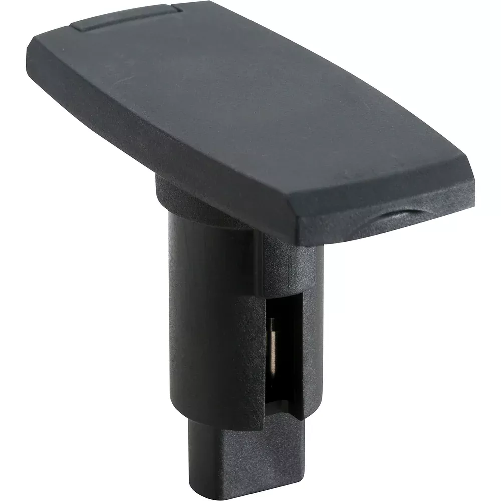 Attwood LightArmor Plug-In Base - 2 Pin - Black - Rectangle [910V2PB-7