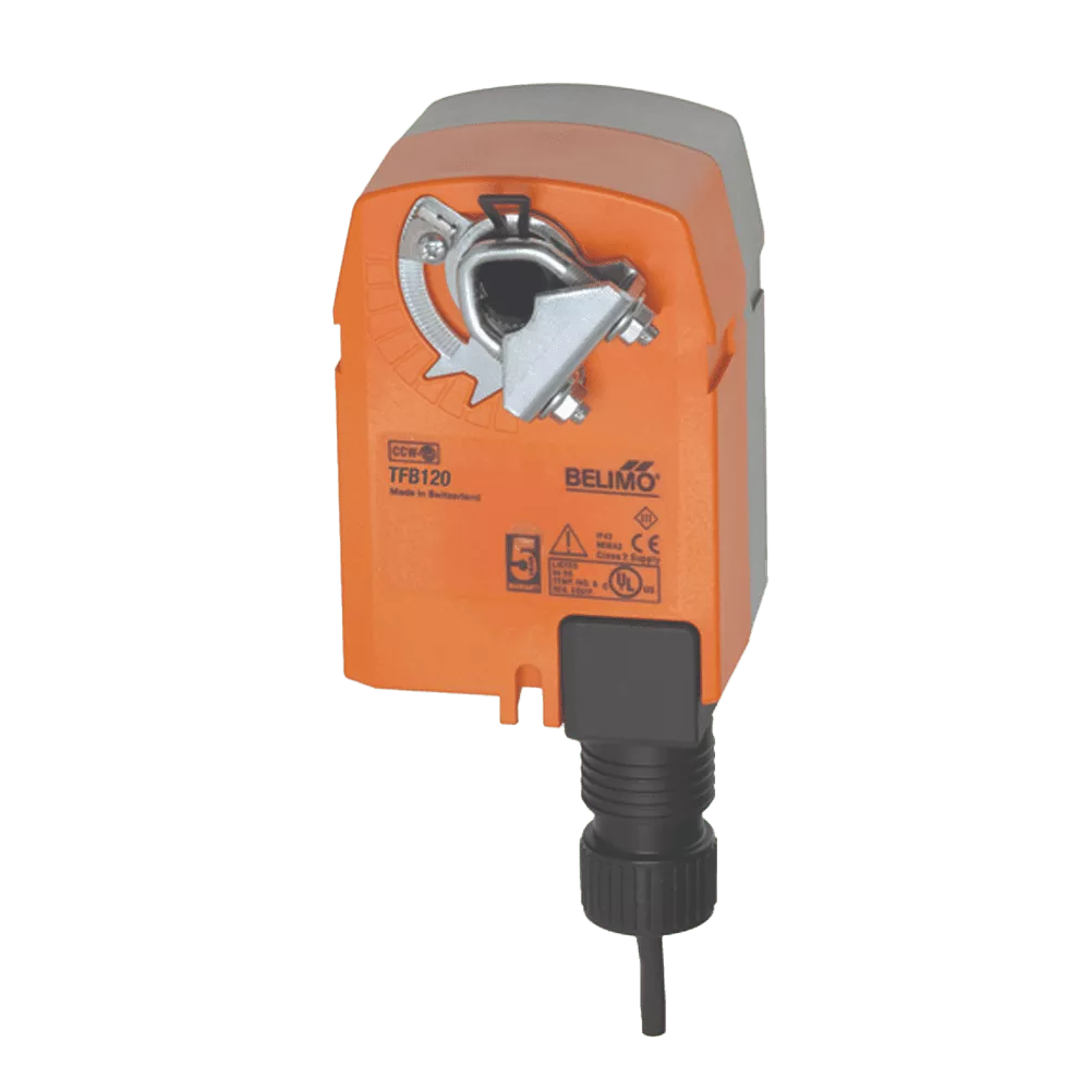Belimo TFB120 Spring Return Damper Actuator 100-240V On/Off 22 in-lb