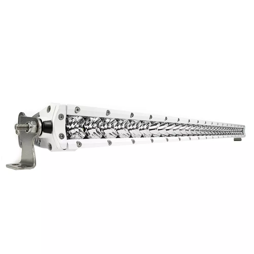 Black Oak Pro Series 30 Single Row 30 LED Light Bar Combo Optics White Housing 30CMS5OS