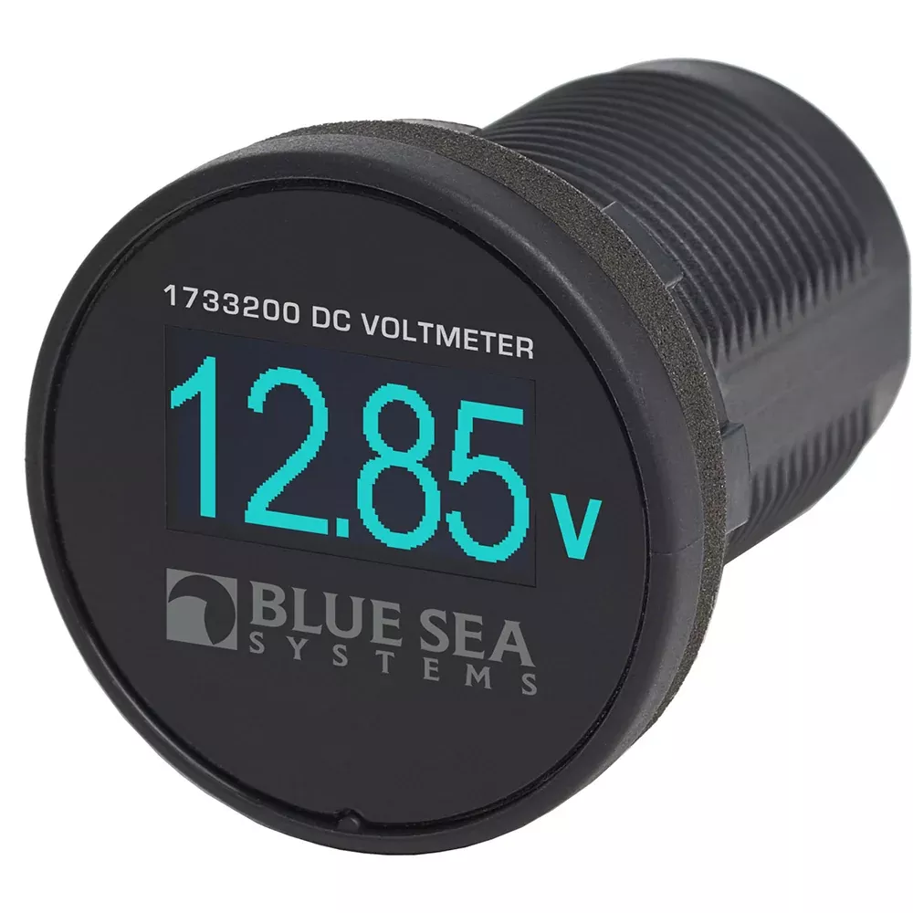 Blue Sea 1733200 Mini OLED Voltmeter Blue 1733200