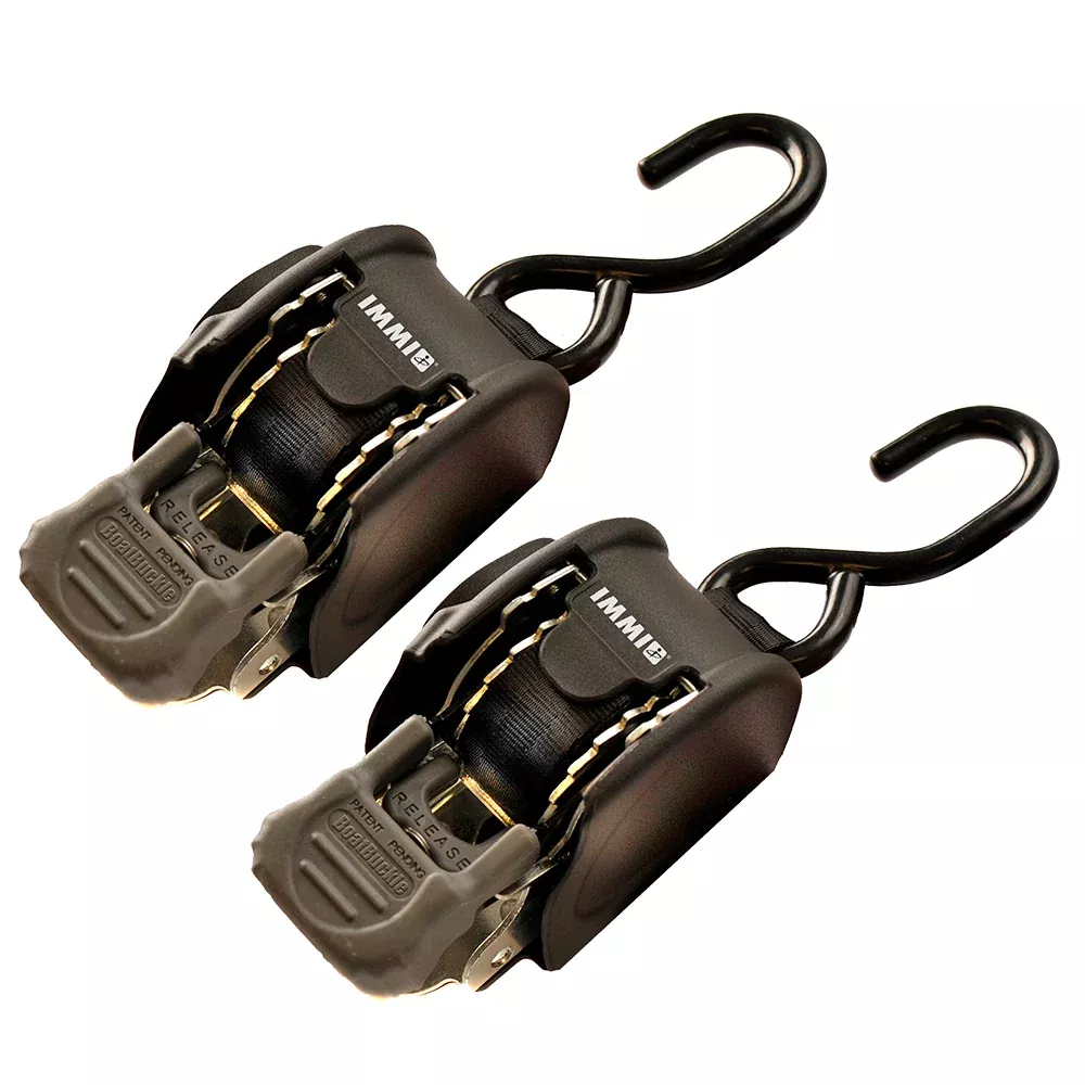 BoatBuckle Mini G3 Retractable Transom Tie-Down System - 1" x 72" [F10