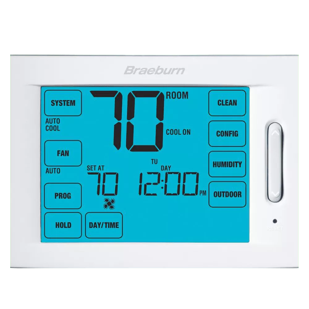 Braeburn 6425 Programmable Thermostat, Humidification Control