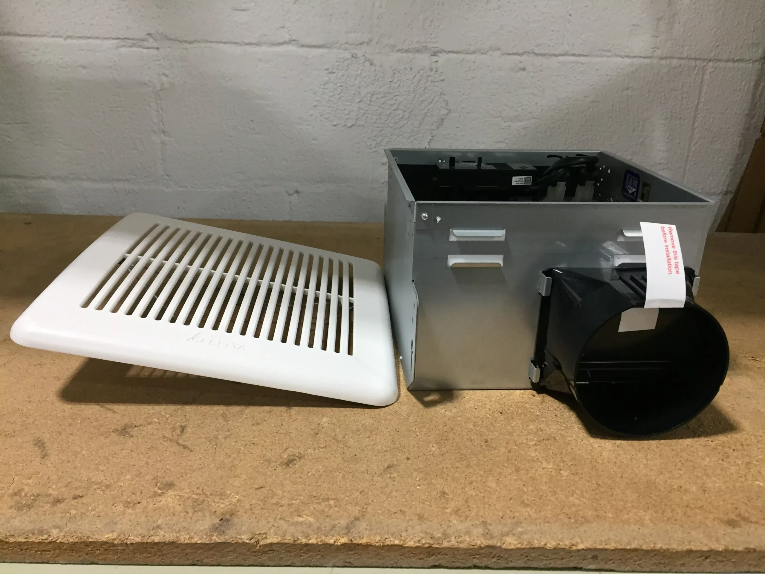 Breez Green Builder G2 Series, Single Speed Bath Fan with Adjustable H