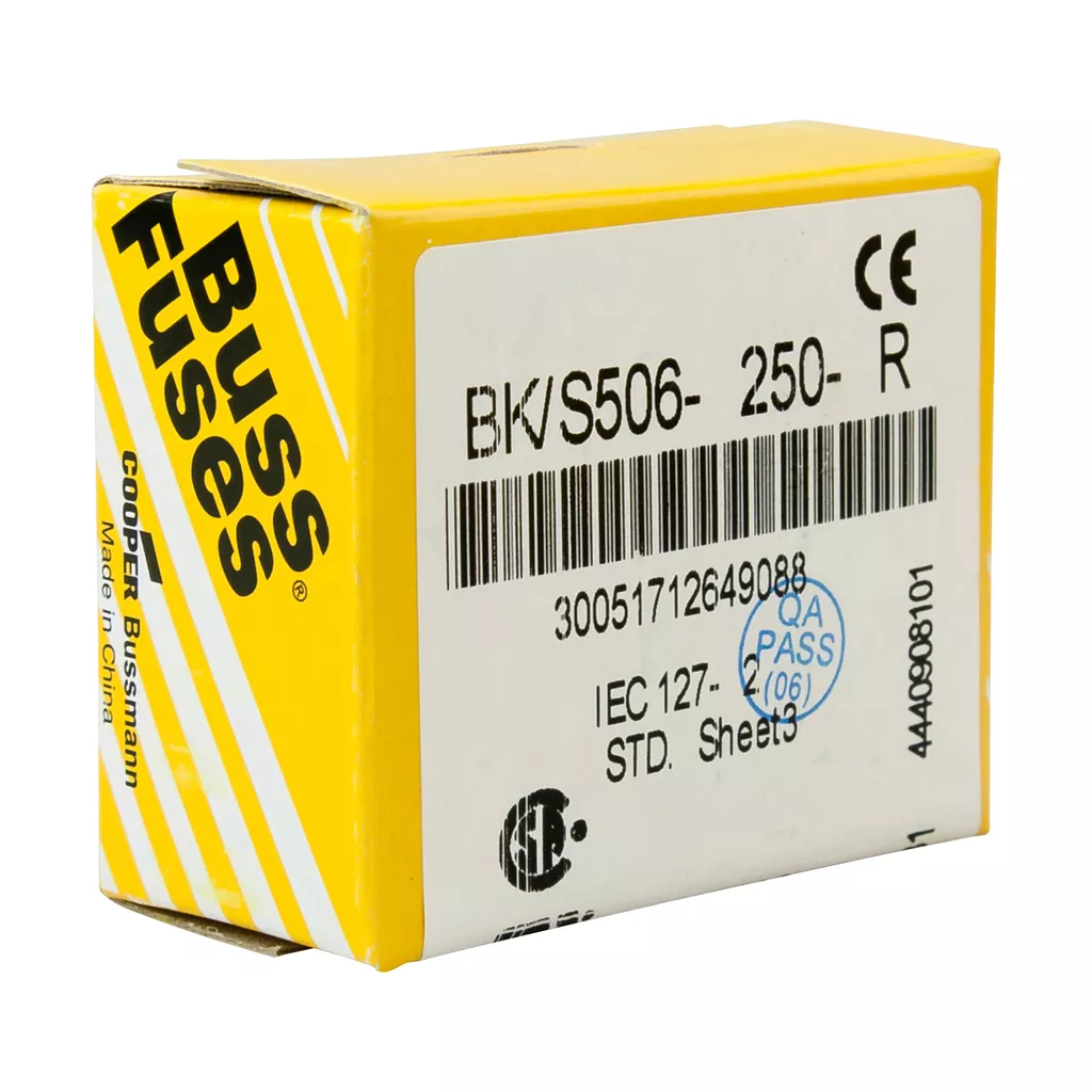 Bussmann Series S506-8-R 8 Amp 250 VAC Small Dimension Fuse