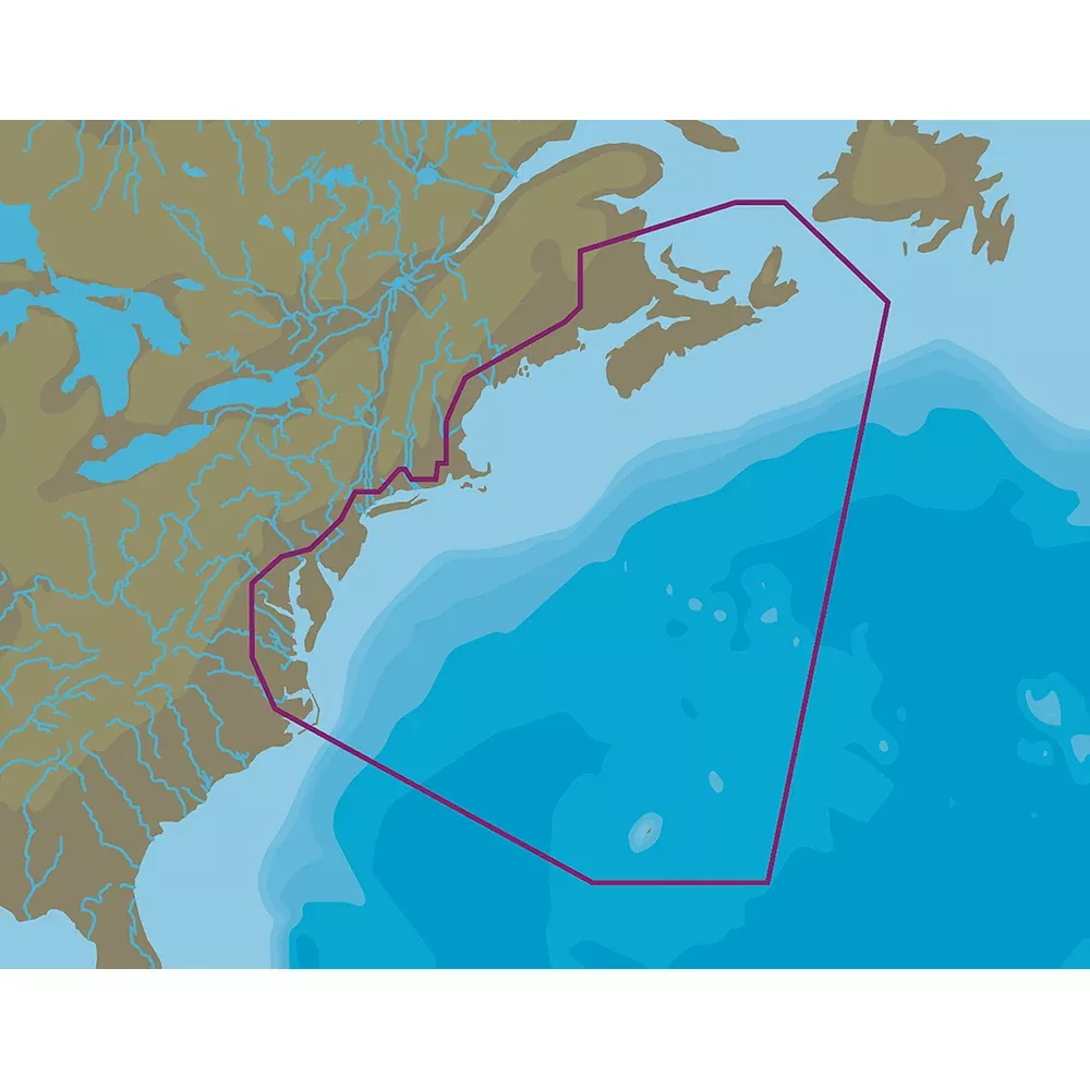 C-MAP 4D NA-D062 Nova Scotia to Chesapeake Bay - microSD/SD [M-NA-D062