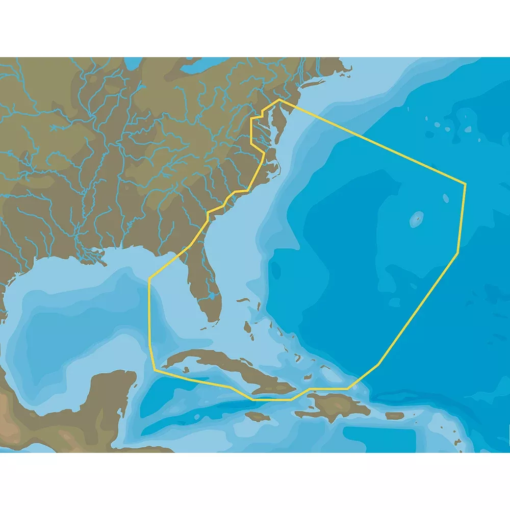 C-MAP 4D NA-D063 Chesapeake Bay to Cuba - microSD/SD [M-NA-D063-MS]